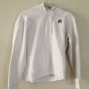 Fila x hello kitty white hoodie